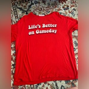 Red Life’s Better on Gameday shirt!
